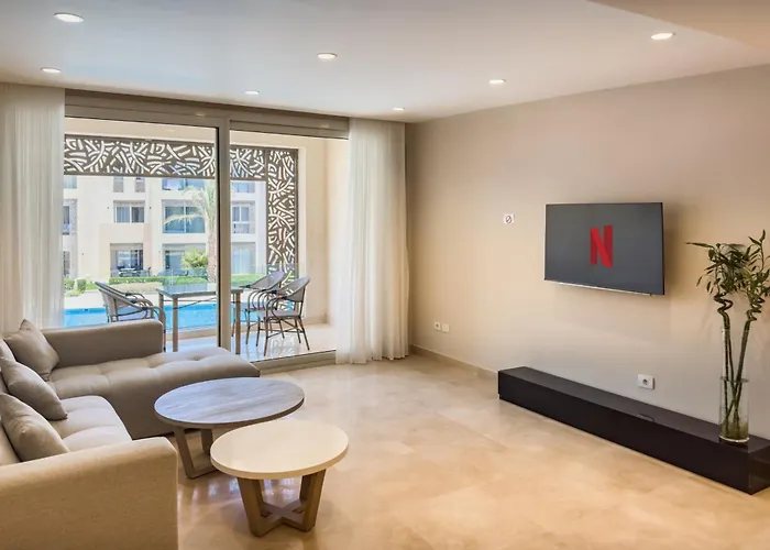 Soothing & Stilly 2bdr Mangroovy Pool & Access Appartement Hurghada